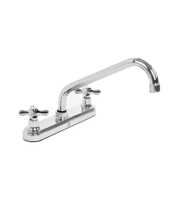 MEZCLADORA P/FREGADERO 8" C/MLS CRUCETA CROMADA