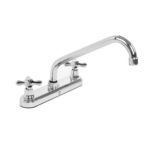 MEZCLADORA P/FREGADERO 8" C/MLS CRUCETA CROMADA