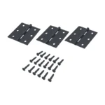 BISAGRA 3 " NEGRO MATE C/TOR 3PZ BOLSA