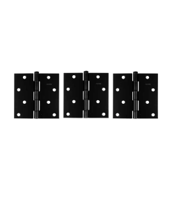 BISAGRA  4 "   NEGRO MATE C/TOR 3PZ BOLSA