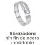 ABRAZADERA SIN FIN DE ACERO INOXIDABLE 1 1/2 32 mm A 51 mm (PRECIO POR BOLSA DE 10 PIEZAS) Conekta NCA07