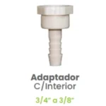 Adaptador de Cuerda Interior Conekta 3/4 a 3/8" - Diseño Compacto y Fiable - ncaci13 - Ideal para Sistemas de Riego