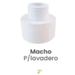 Macho para Lavadero Conekta 1 1/2" - Alta Resistencia y Precisión - ncal3 - Compatible con Sistemas Hidráulicos