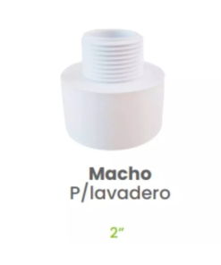Macho para Lavadero Conekta 1 1/2" - Alta Resistencia y Precisión - ncal3 - Compatible con Sistemas Hidráulicos
