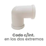Codo con Interior en los Dos Extremos Conekta 1/2" - Construcción Segura - nccdi1 - Ideal para Sistemas Hidráulicos