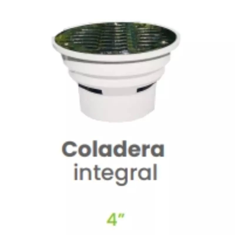 Coladera Integral Conekta - Construcción Robusta y Segura - nccl15 - Perfecta para Sistemas de Drenaje