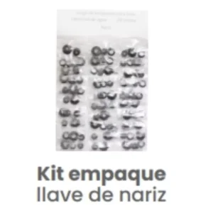 Empaques de Conexión para Llave de Nariz Conekta (100 Piezas) - Alta Calidad y Precisión - ncem06 - Ideal para Sistemas Hidráulicos