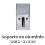 Kit de Soporte de Aluminio para Lavabo Conekta - Solución Funcional y Compacta - nck09 - Ideal para Conexiones Precisas
