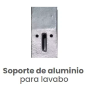 Kit de Soporte de Aluminio para Lavabo Conekta - Solución Funcional y Compacta - nck09 - Ideal para Conexiones Precisas