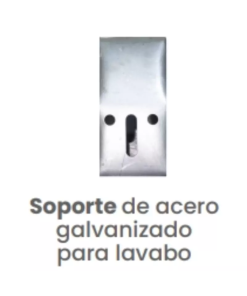 Kit de Soporte de Acero Galvanizado para Lavabo Conekta - Alta Resistencia y Calidad - nck10 - Diseñado para Instalaciones Domésticas