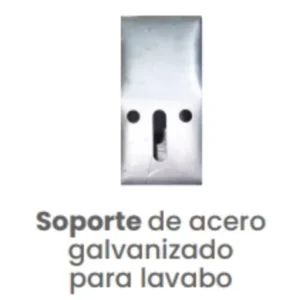 Kit de Soporte de Acero Galvanizado para Lavabo Conekta - Alta Resistencia y Calidad - nck10 - Diseñado para Instalaciones Domésticas
