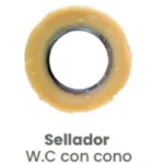 Sellador para W.C. con Cono Conekta - Construcción Precisa y Duradera - ncspwc1 - Ideal para Instalaciones Residenciales