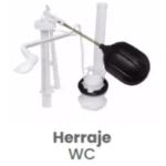 Herraje para W.C. Conekta 2" - Construcción Robusta y Resistente - ncwc01 - Compatible con Proyectos Residenciales
