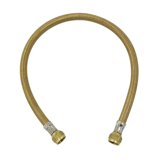 MANGUERA P/GAS 3/8" DE 60 CM LATON NACOBRE