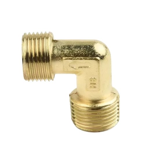 Codo para Compresores de Aire 90 Grados 3/8" x 1/4", Alta Resistencia y Durabilidad - Código: CCA-3814