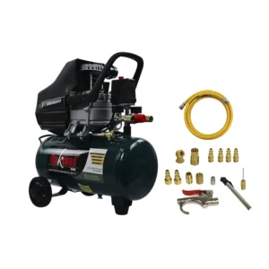 COMPRESOR DE AIRE 2.5 HP CON ACCESORIOS Y MANGUERA