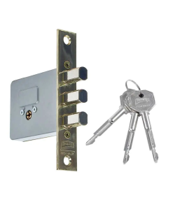 CERRADURA X-1000 BOLT ALTA SEG/3 BULONES LATON PHL