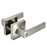 CERRADURA MANIJA CASTELL ALTA/SEG BAÑO N/SATINADO