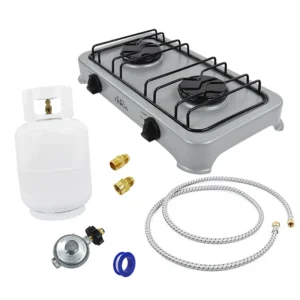 KIT PARA COCINA DE 7 PIEZAS(PARRILLA+TANQUE Y ACC)