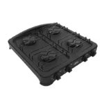 PARRILLA DE GAS 4 QUEM ESMALTADA NEGRO FRAGA