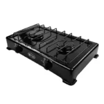 PARRILLA DE GAS 2 QUEM PORCELANIZADA NEGRO FRAGA