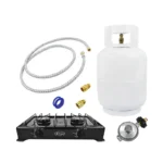 KIT PARA COCINA DE 7 PIEZAS(PARRILLA+TANQUE Y ACC)