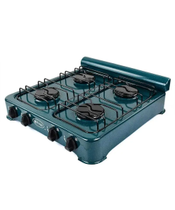 PARRILLA DE GAS 4 QUEM PORCELANIZADA VERDE FRAGA