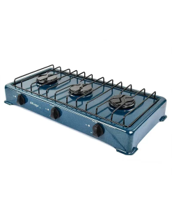 PARRILLA DE GAS 3 QUEM PORCELANIZADA AZUL FRAGA