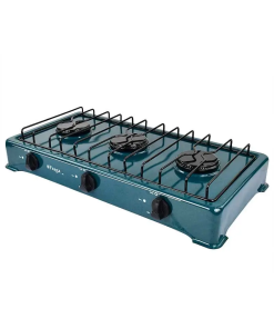 PARRILLA DE GAS 3 QUEM PORCELANIZADA VERDE FRAGA