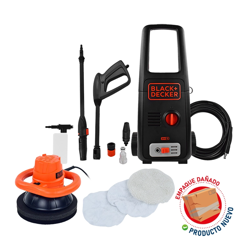 HIDROLAVADORA 1400W Y PULIDORA 10 COMBO EMP.DEF