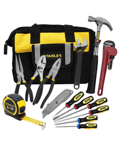 JGO HERRRAMIENTAS MANUALES 14PZ + BOLSA