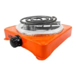 PARRILLA ELECTRICA 1 QUEM 127V NARANJA CUADRADA