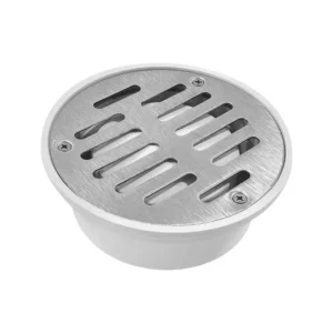 COLADERA UNIVERSAL BLANCA C/REJILLA ACERO INOX