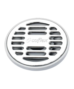 COLADERA REDONDA ABS C/REJILLA CROMADA ABS