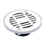 COLADERA REDONDA ABS C/REJILLA DE ACERO INOX CAL18