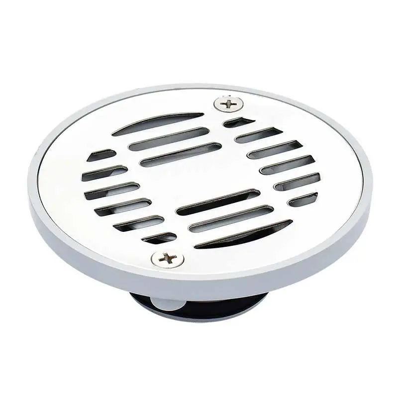 COLADERA REDONDA ABS C/REJILLA DE ACERO INOX CAL18