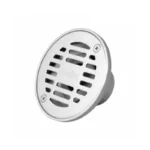COLADERA REDONDA D ACERO INOXIDABLE C/REJILLA INOX