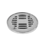 COLADERA REDONDA LATON C/REJILLA ACERO INOX CAL16