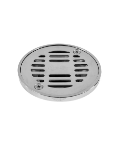 COLADERA REDONDA LATON C/REJILLA ACERO INOX CAL16