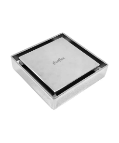 COLADERA LATON CROMADO C/ESPACIO P/MOSAICO 10X10