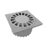 COLADERA DE PVC P/DESCARGA 2" 15X15CM TRAMPA INTEG