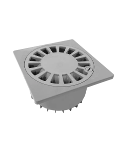 COLADERA DE PVC P/DESCARGA 2" 15X15CM TRAMPA INTEG