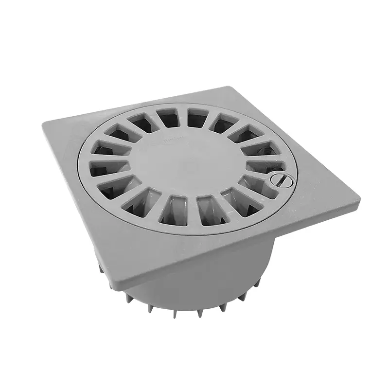 COLADERA DE PVC P/DESCARGA 2" 15X15CM TRAMPA INTEG