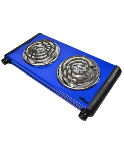 PARRILLA ELECTRICA DE 2 QUEM 127V AZUL