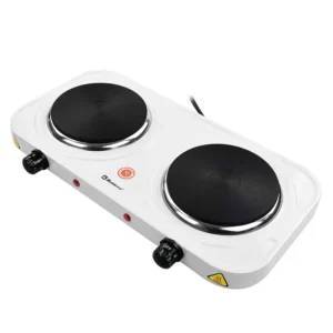 PARRILLA ELECTRICA 2 QUEM 127V BLANCO KOBLENZ