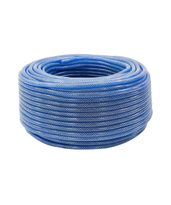 MANGUERA DE   8 MM. 5/16" TRAMADA TRANSP 100MT