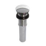 CONTRA CROMADA C/TAPON PUSH P/LAVABO SIN REBOSADER