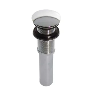 CONTRA CROMADA C/TAPON PUSH P/LAVABO SIN REBOSADER