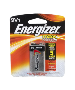 PILA ALCALINA 9 V. BLISTER ENERGIZER MAX