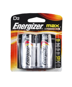 PILA ALCALINA "D" C/2 BLISTER ENERGIZER MAX